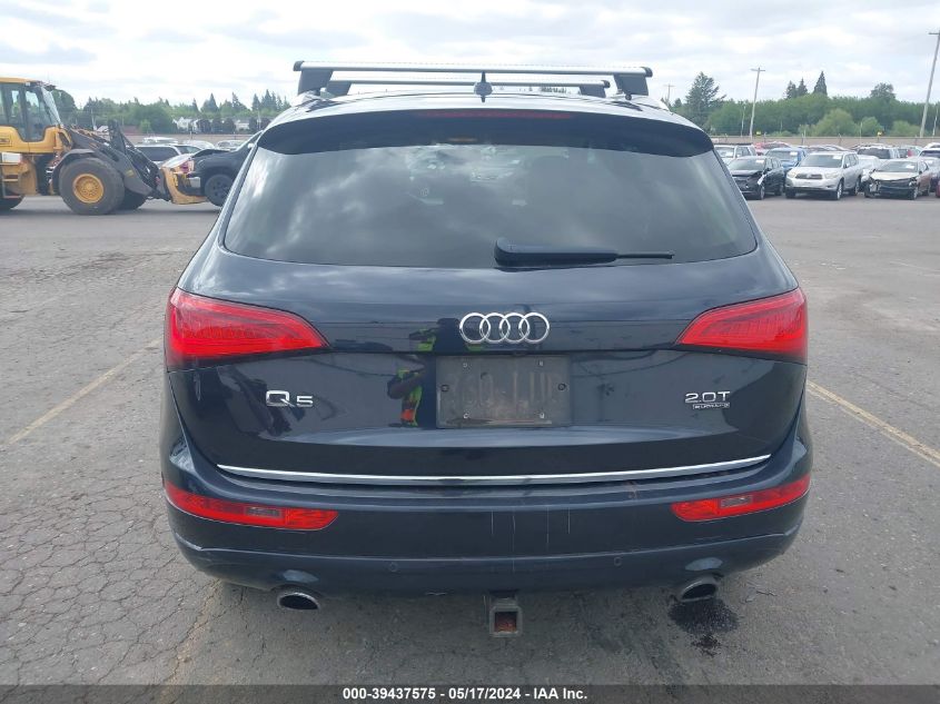 2016 Audi Q5 2.0T Premium VIN: WA1L2AFP5GA031664 Lot: 39437575