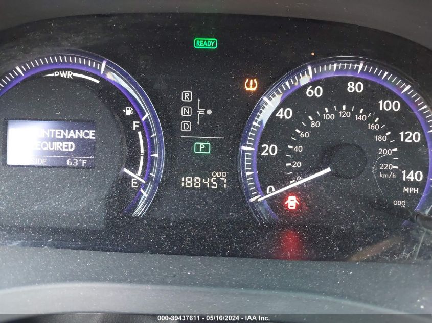 2010 Lexus Hs 250H Premium VIN: JTHBB1BA5A2020599 Lot: 39437611