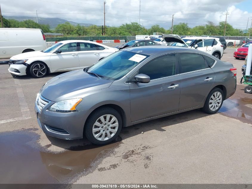 2015 Nissan Sentra S VIN: 3N1AB7AP3FY371352 Lot: 39437619