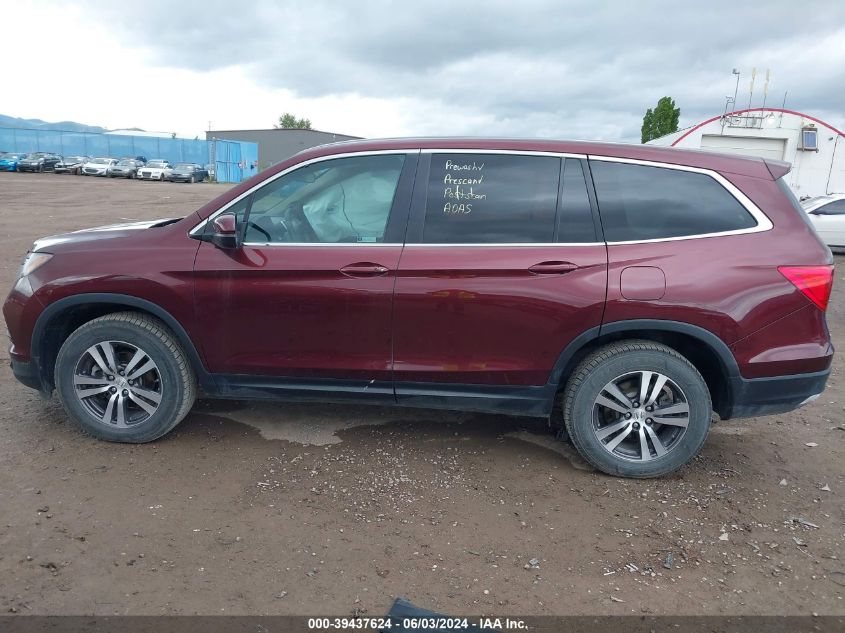 2018 Honda Pilot Ex VIN: 5FNYF6H42JB024699 Lot: 39437624