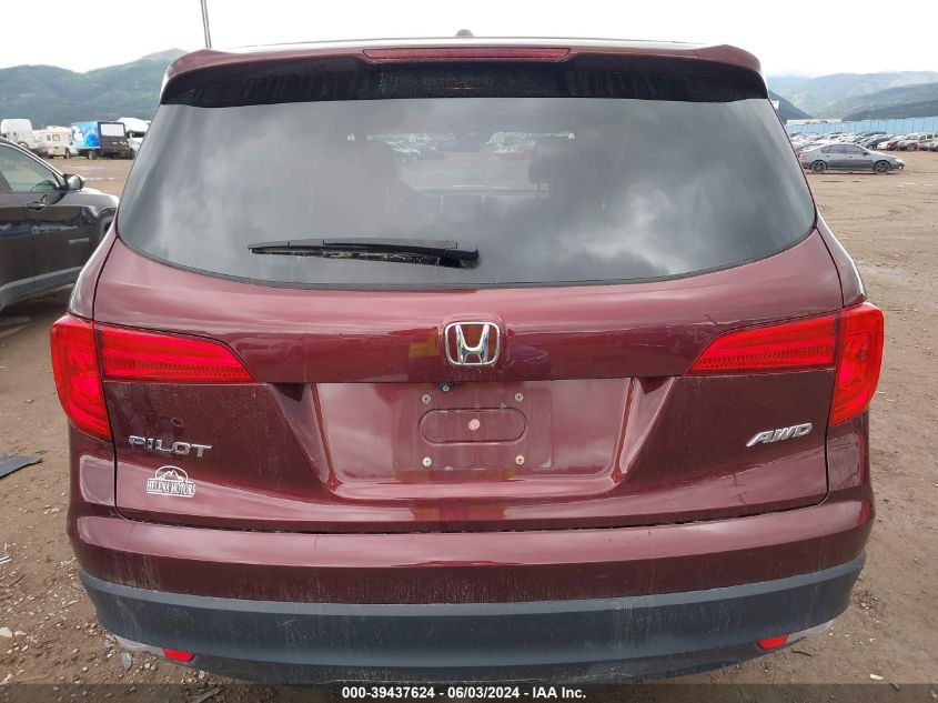 2018 Honda Pilot Ex VIN: 5FNYF6H42JB024699 Lot: 39437624