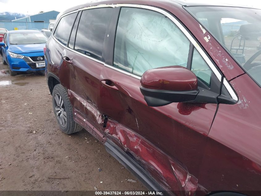 2018 Honda Pilot Ex VIN: 5FNYF6H42JB024699 Lot: 39437624