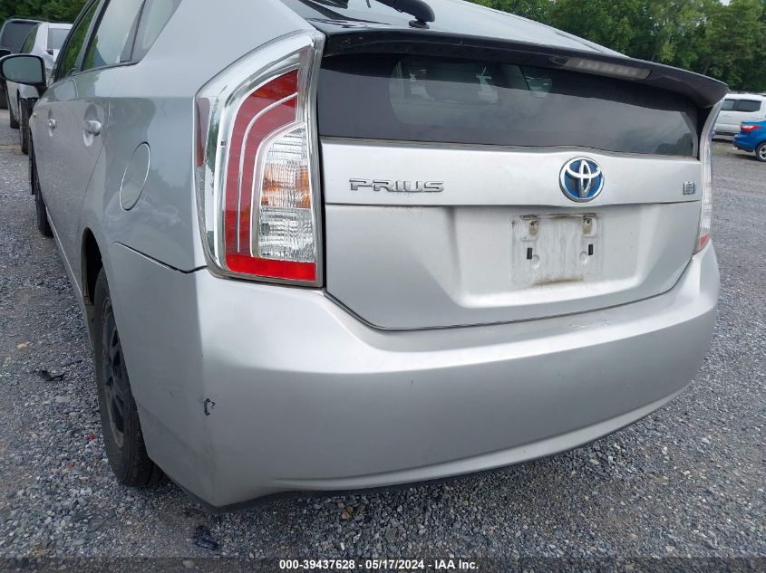 2012 Toyota Prius VIN: JTDKN3DU0C1538513 Lot: 39437628