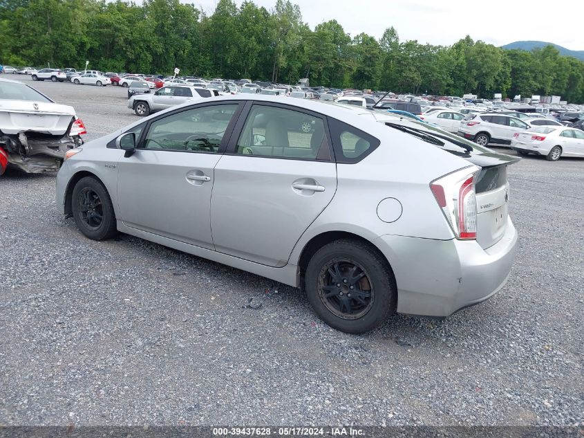 2012 Toyota Prius VIN: JTDKN3DU0C1538513 Lot: 39437628