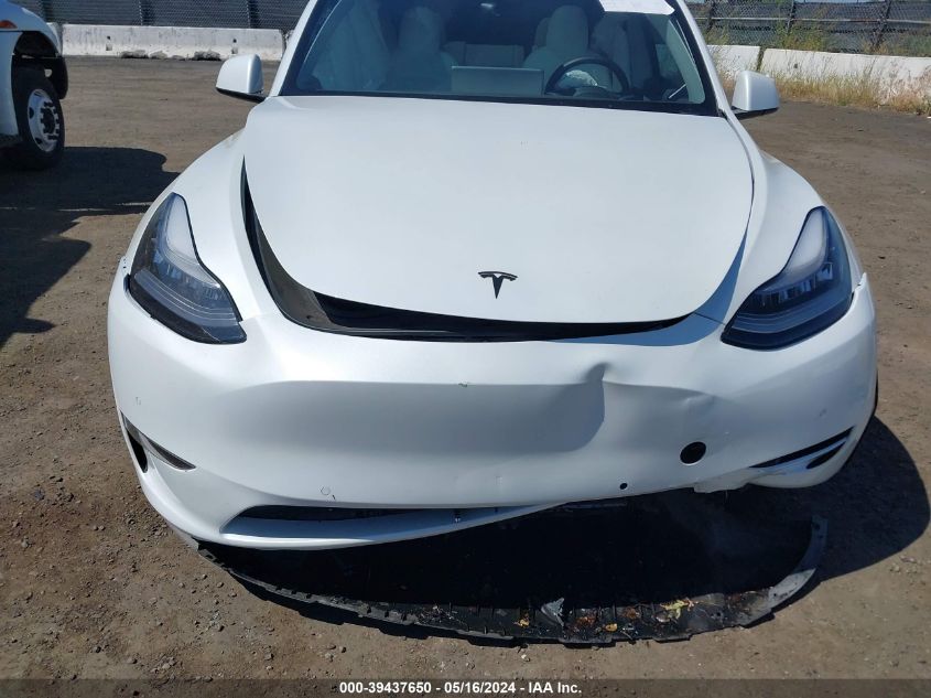 2020 Tesla Model Y Long Range Dual Motor All-Wheel Drive VIN: 5YJYGDEE5LF058671 Lot: 39437650