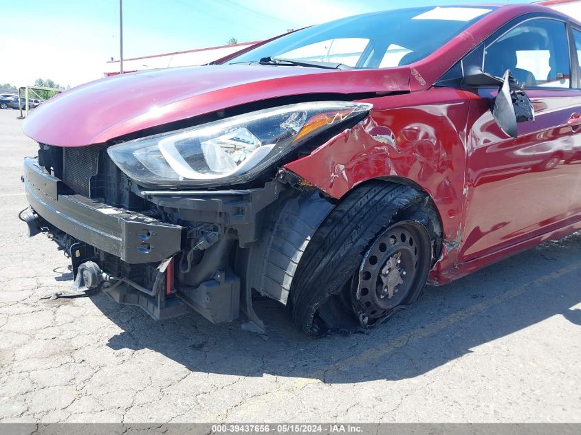 2016 Hyundai Elantra Se VIN: 5NPDH4AE0GH750183 Lot: 39437656