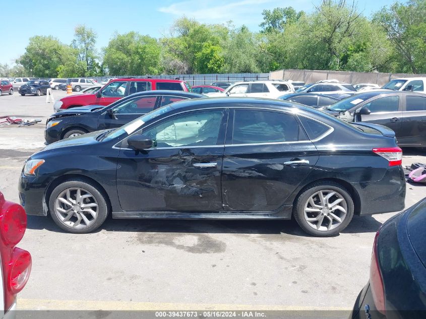 2014 Nissan Sentra Sr VIN: 3N1AB7AP4EL608345 Lot: 39437673