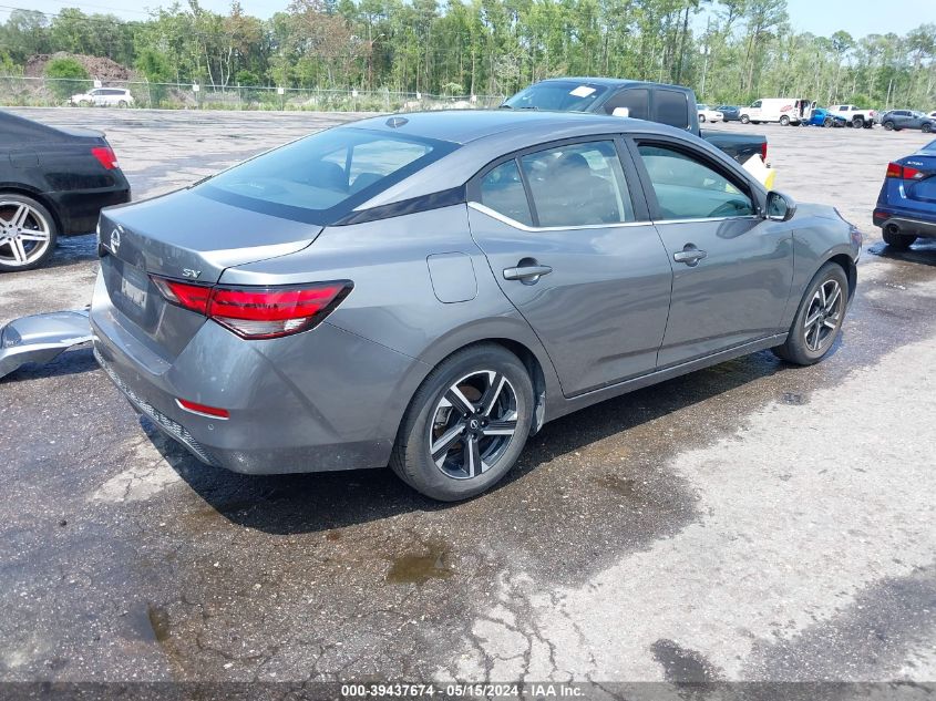 2024 Nissan Sentra Sv Xtronic Cvt VIN: 3N1AB8CV7RY241726 Lot: 39437674