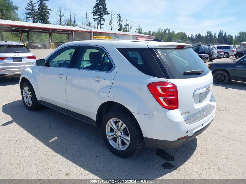 2017 CHEVROLET EQUINOX LS - 2GNALBEK5H1580015