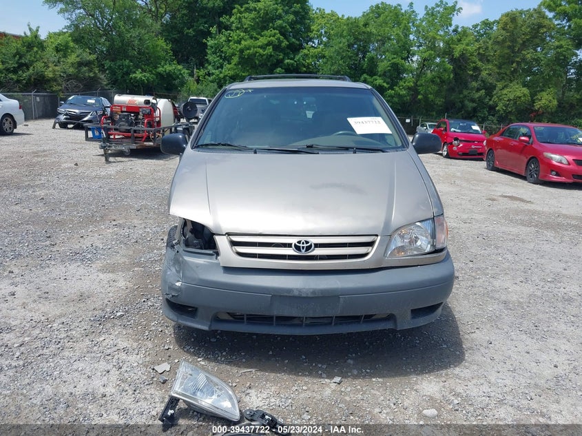 2003 Toyota Sienna Ce VIN: 4T3ZF19CX3U509506 Lot: 39437722