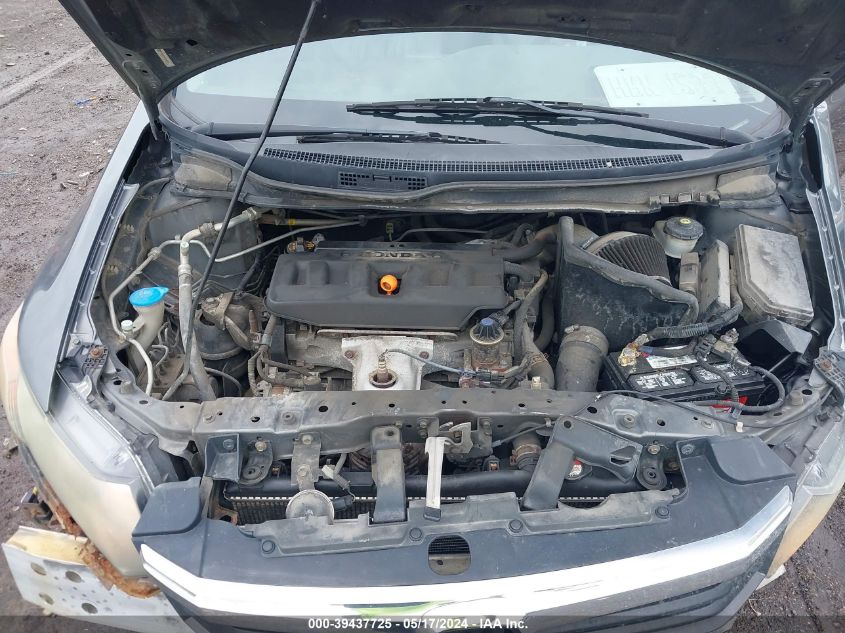 2012 Honda Civic Ex-L VIN: 19XFB2F92CE000244 Lot: 39437725