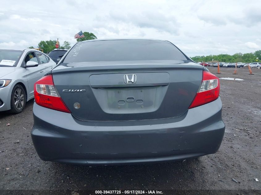 2012 Honda Civic Ex-L VIN: 19XFB2F92CE000244 Lot: 39437725