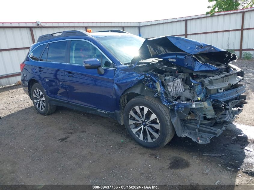 2016 Subaru Outback 2.5I Limited VIN: 4S4BSANC3G3262630 Lot: 39437736