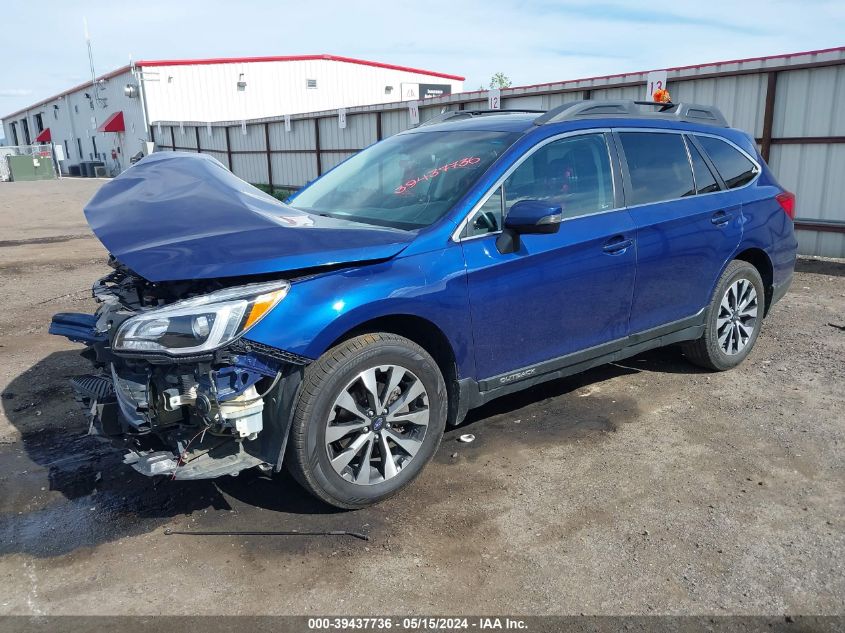 2016 Subaru Outback 2.5I Limited VIN: 4S4BSANC3G3262630 Lot: 39437736