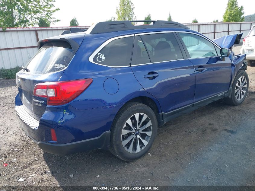 2016 Subaru Outback 2.5I Limited VIN: 4S4BSANC3G3262630 Lot: 39437736