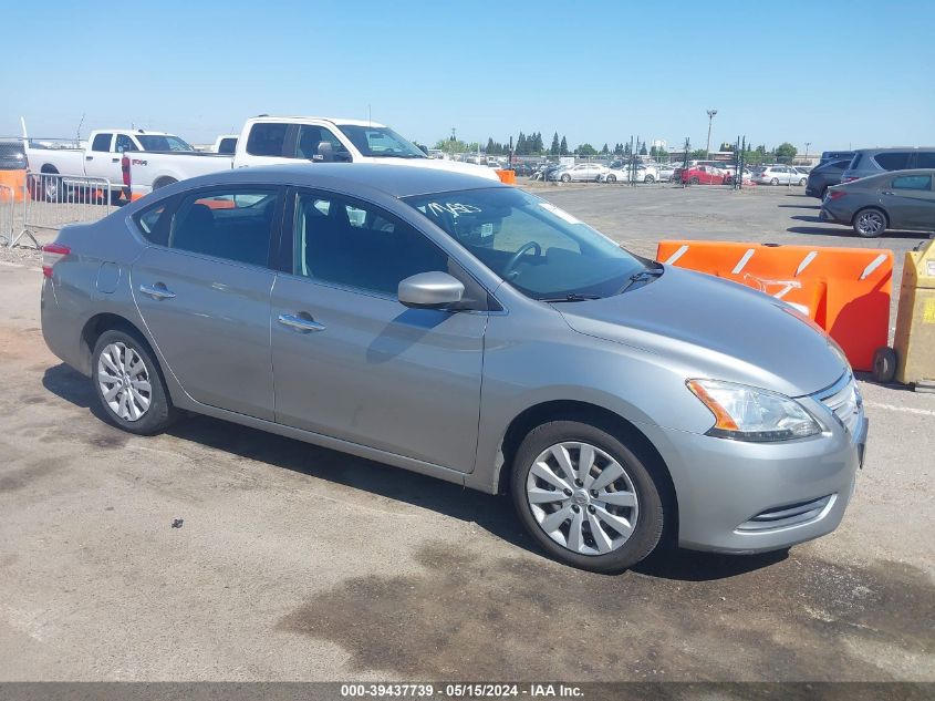 2014 Nissan Sentra Fe+ S/Fe+ Sv/S/Sl/Sr/Sv VIN: 3N1AB7APXEY223990 Lot: 39437739