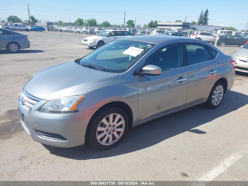 2014 Nissan Sentra Fe+ S/Fe+ Sv/S/Sl/Sr/Sv VIN: 3N1AB7APXEY223990 Lot: 39437739