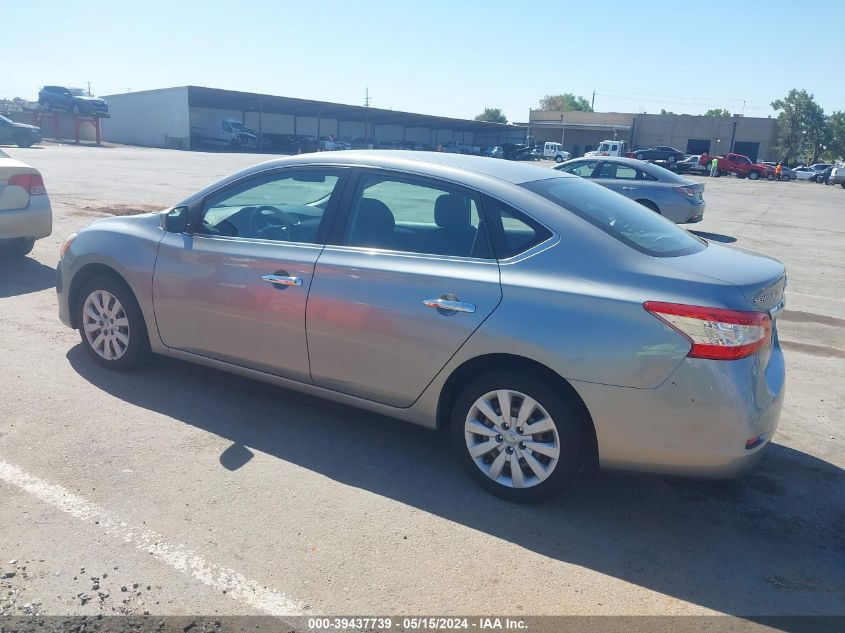 2014 Nissan Sentra Fe+ S/Fe+ Sv/S/Sl/Sr/Sv VIN: 3N1AB7APXEY223990 Lot: 39437739