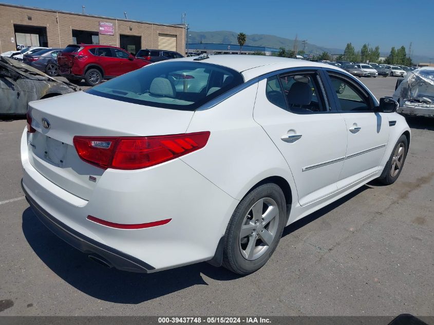 2014 Kia Optima Lx VIN: KNAGM4A73E5510646 Lot: 39437748