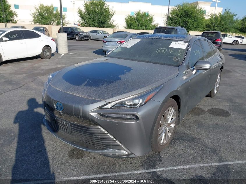 2021 Toyota Mirai Xle VIN: JTDAAAAA6MA002737 Lot: 39437754