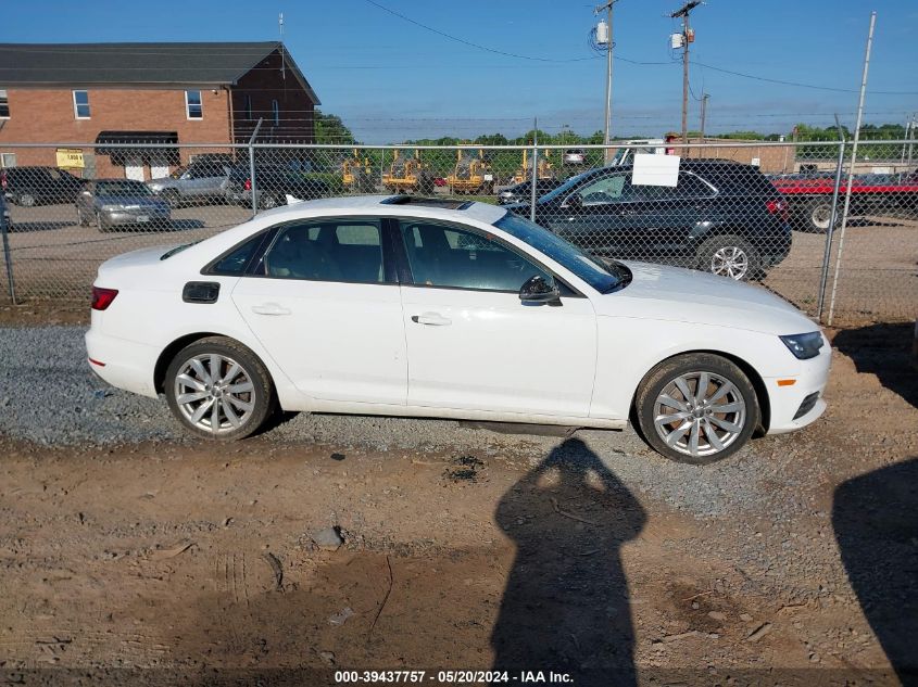 2017 Audi A4 2.0T Premium VIN: WAUANAF47HN006797 Lot: 39437757
