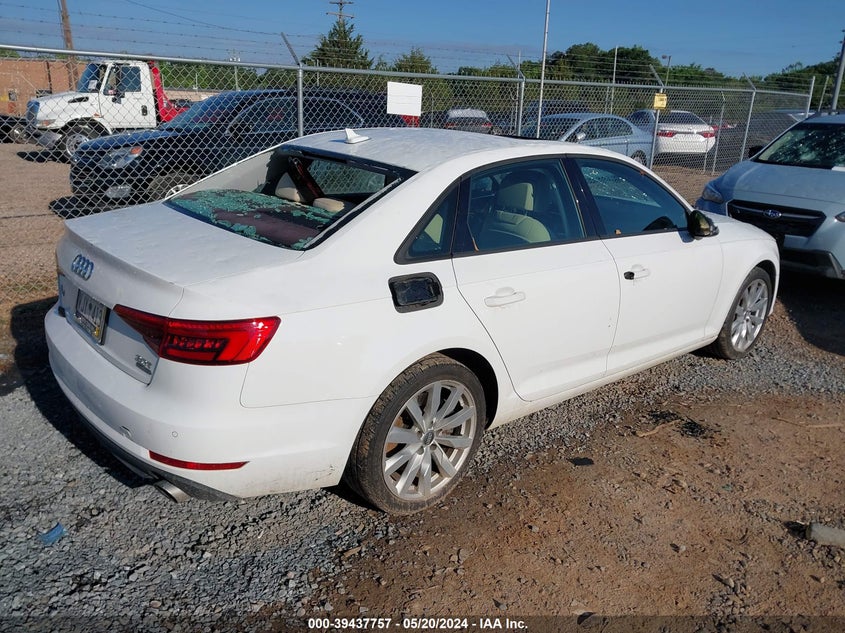 VIN WAUANAF47HN006797 2017 AUDI A4 PREMIUM