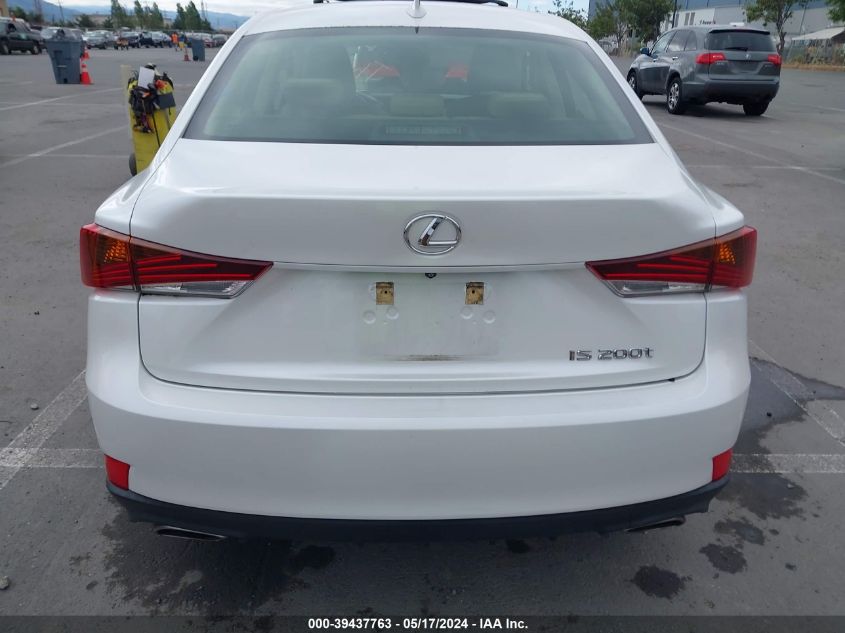 2017 Lexus Is 200T VIN: JTHBA1D22H5058275 Lot: 39437763