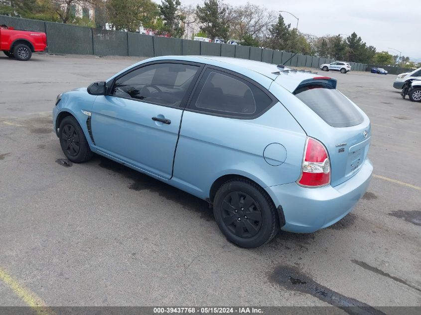 2008 Hyundai Accent Gs VIN: KMHCM36C88U058796 Lot: 39437768