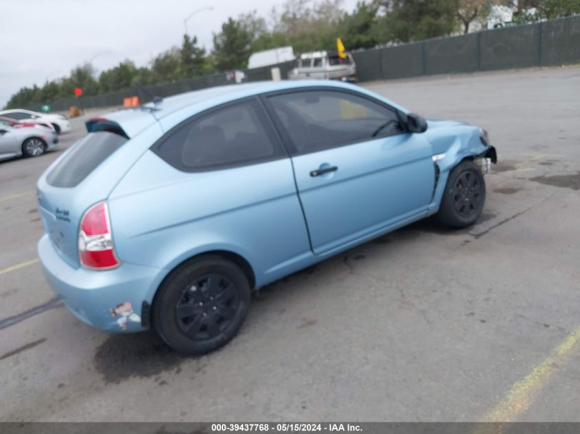 2008 Hyundai Accent Gs VIN: KMHCM36C88U058796 Lot: 39437768