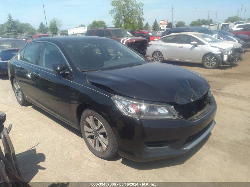 2013 Honda Accord Lx VIN: 1HGCR2F34DA255798 Lot: 39437806