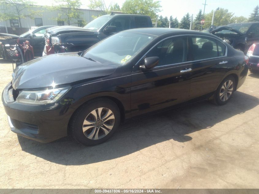 2013 Honda Accord Lx VIN: 1HGCR2F34DA255798 Lot: 39437806