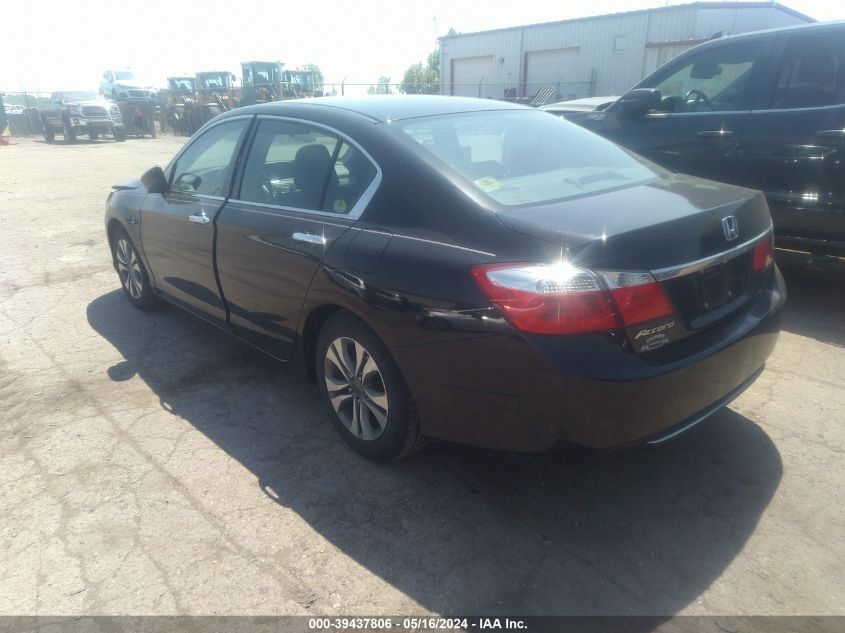 2013 Honda Accord Lx VIN: 1HGCR2F34DA255798 Lot: 39437806