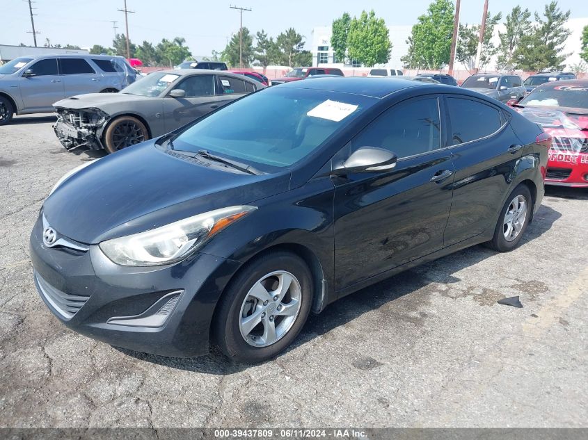 2015 Hyundai Elantra Se VIN: KMHDH4AE8FU454697 Lot: 39437809