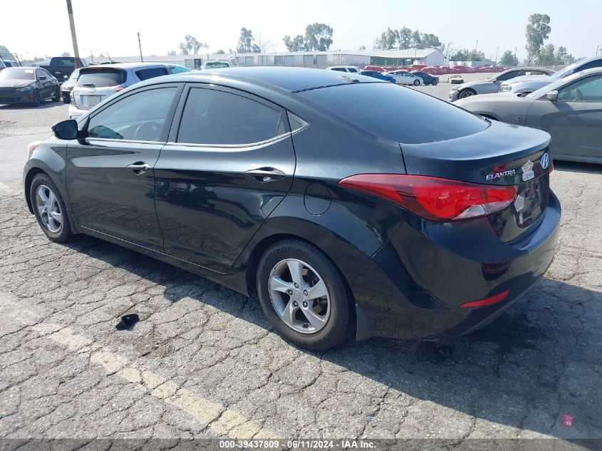 2015 Hyundai Elantra Se VIN: KMHDH4AE8FU454697 Lot: 39437809