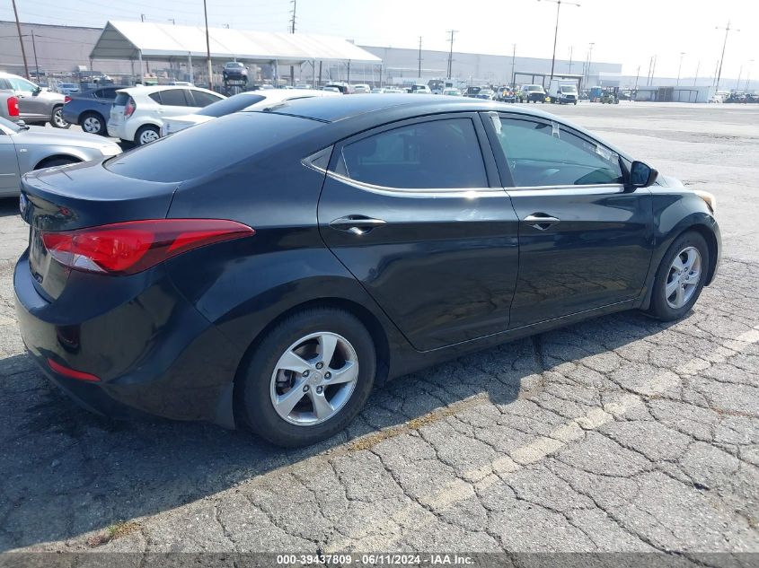 2015 Hyundai Elantra Se VIN: KMHDH4AE8FU454697 Lot: 39437809