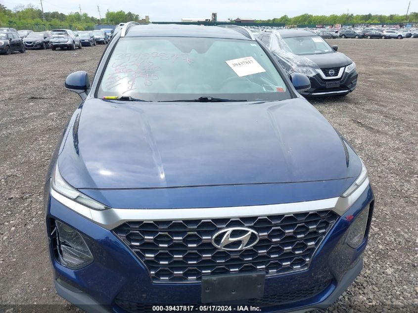 2020 Hyundai Santa Fe Sel VIN: 5NMS3CAD4LH226176 Lot: 39437817