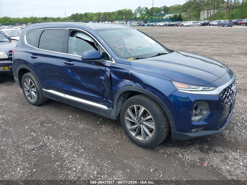 2020 Hyundai Santa Fe Sel VIN: 5NMS3CAD4LH226176 Lot: 39437817