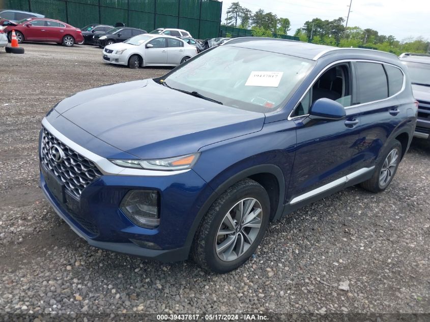 2020 Hyundai Santa Fe Sel VIN: 5NMS3CAD4LH226176 Lot: 39437817