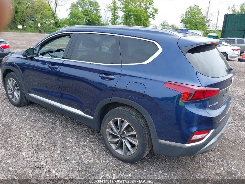 2020 Hyundai Santa Fe Sel VIN: 5NMS3CAD4LH226176 Lot: 39437817