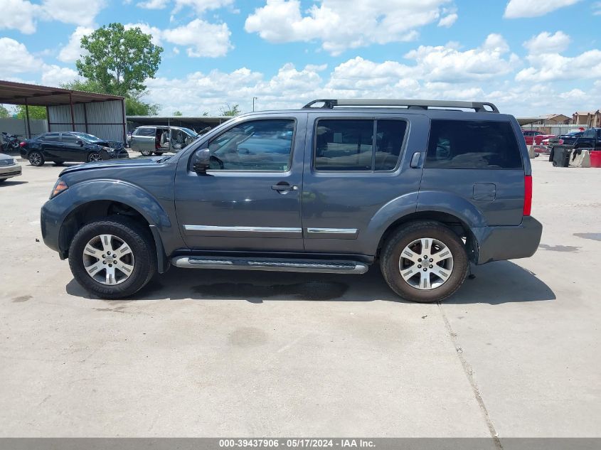 2012 Nissan Pathfinder Silver VIN: 5N1AR1NN6CC601142 Lot: 39437906