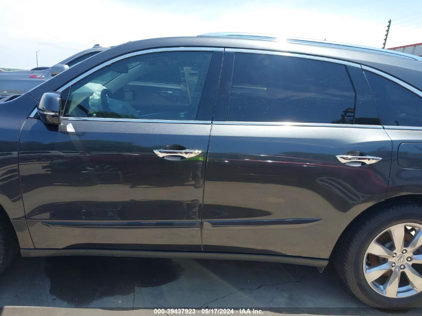 2015 Acura Mdx Advance Pkg W/Entertainment Pkg VIN: 5FRYD3H80FB008708 Lot: 39437923