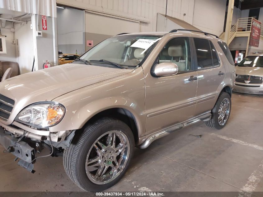 2002 Mercedes-Benz Ml 320 320 VIN: 4JGAB54E72A303870 Lot: 39437934