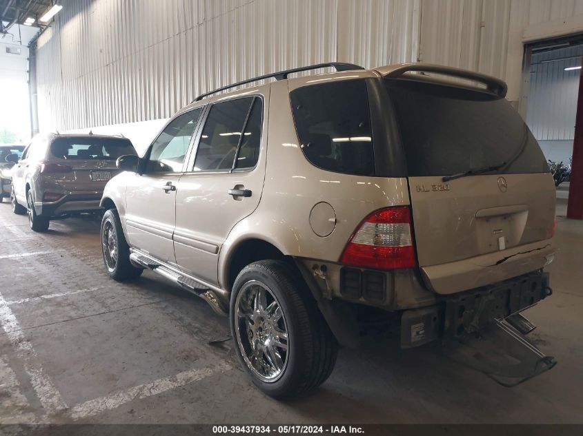 2002 Mercedes-Benz Ml 320 320 VIN: 4JGAB54E72A303870 Lot: 39437934