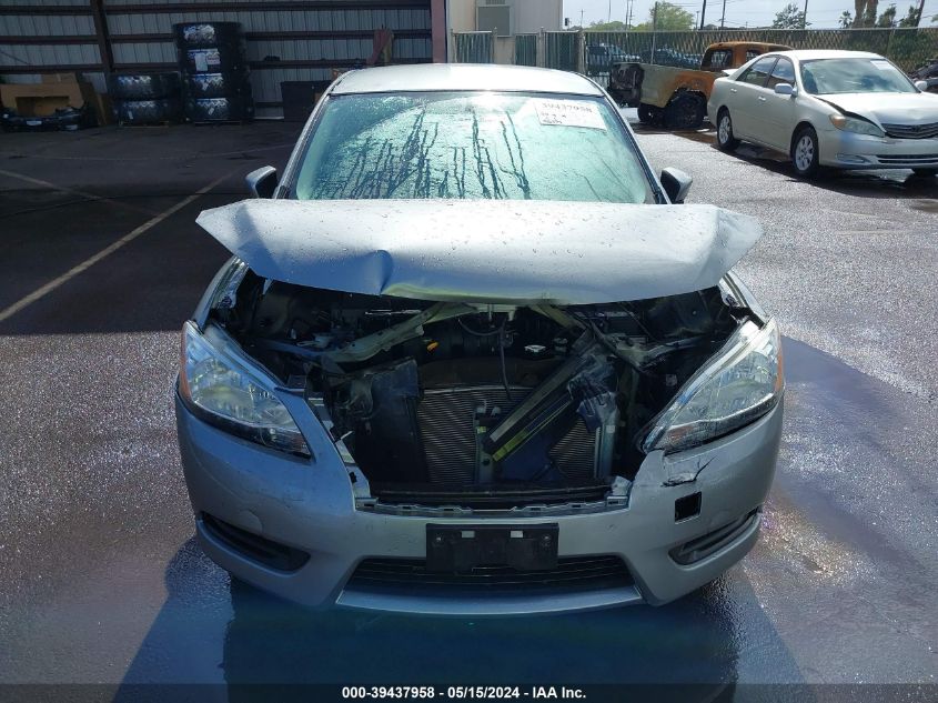 2014 Nissan Sentra Fe+ Sv VIN: 3N1AB7AP7EY334464 Lot: 39437958