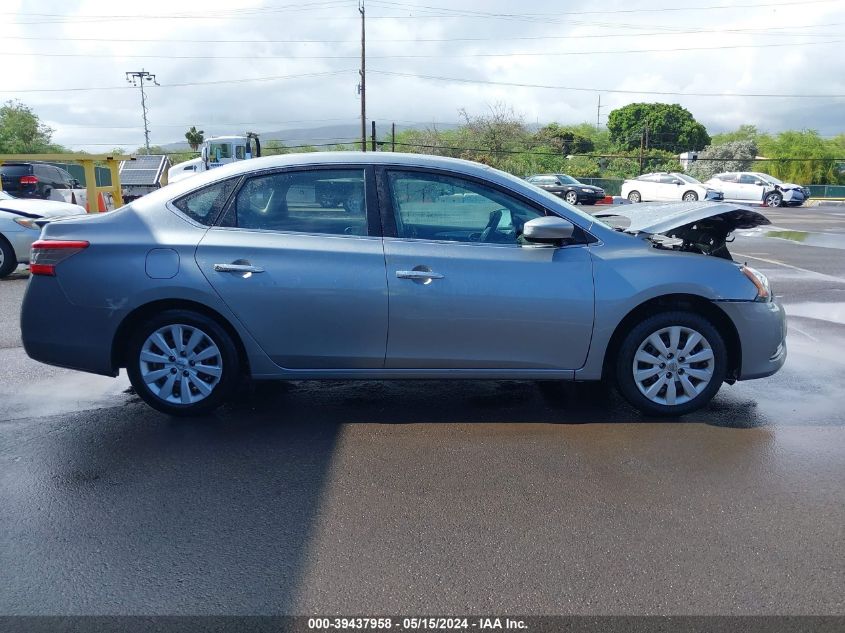 2014 Nissan Sentra Fe+ Sv VIN: 3N1AB7AP7EY334464 Lot: 39437958
