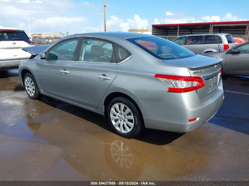 2014 Nissan Sentra Fe+ Sv VIN: 3N1AB7AP7EY334464 Lot: 39437958