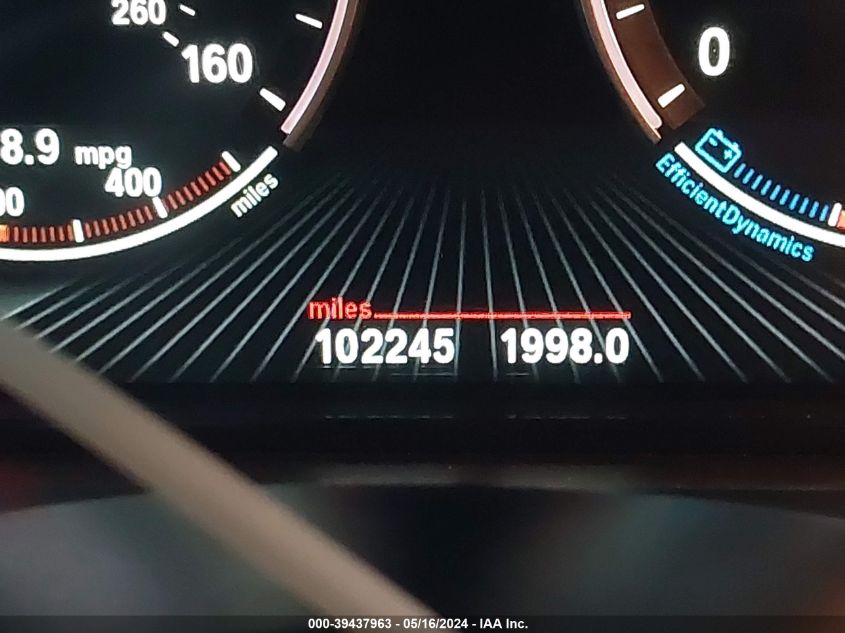 2014 BMW 535I VIN: WBA5B1C5XED482910 Lot: 39437963