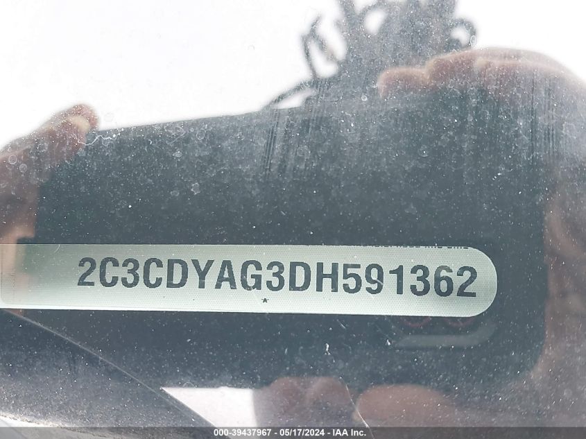2013 Dodge Challenger Rallye Redline VIN: 2C3CDYAG3DH591362 Lot: 39437967