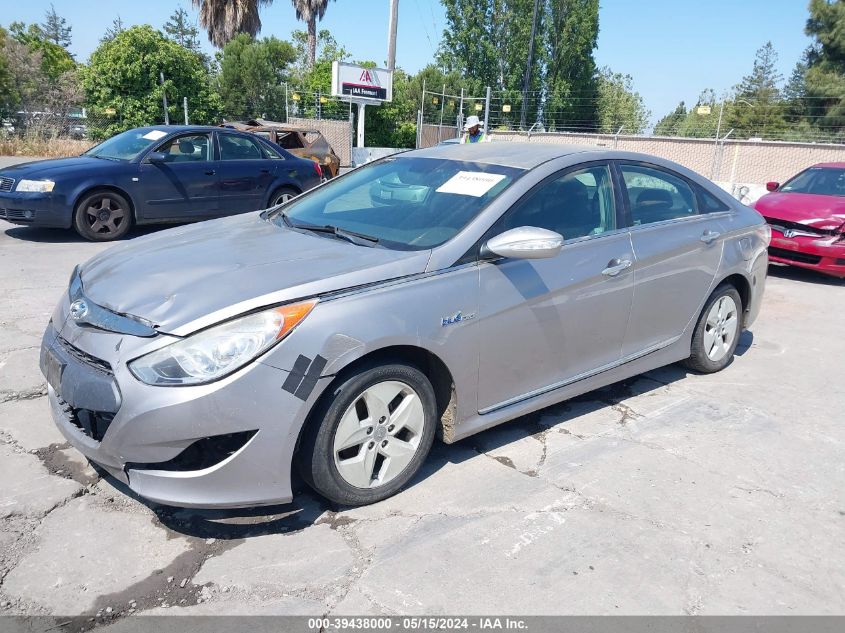 2012 Hyundai Sonata Hybrid VIN: KMHEC4A4XCA034687 Lot: 39438000