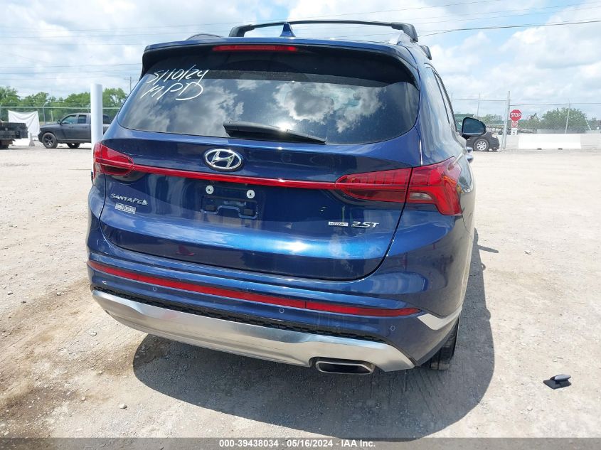 2022 Hyundai Santa Fe Calligraphy VIN: 5NMS5DAL2NH459225 Lot: 39438034